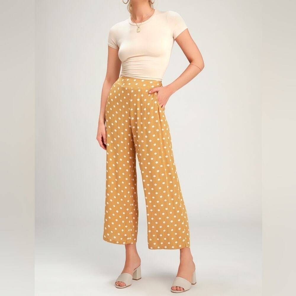 Polka Dot Tan Skirt
